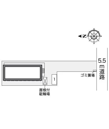 ★手数料０円★札幌市中央区南十三条西１４丁目　月極駐車場（LP）